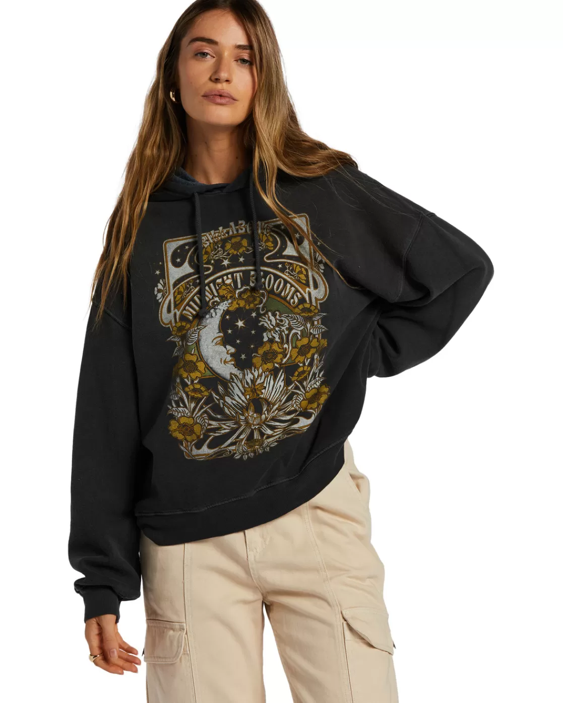 Sale Billabong Keep Ridin Hoodie BLACK SANDS