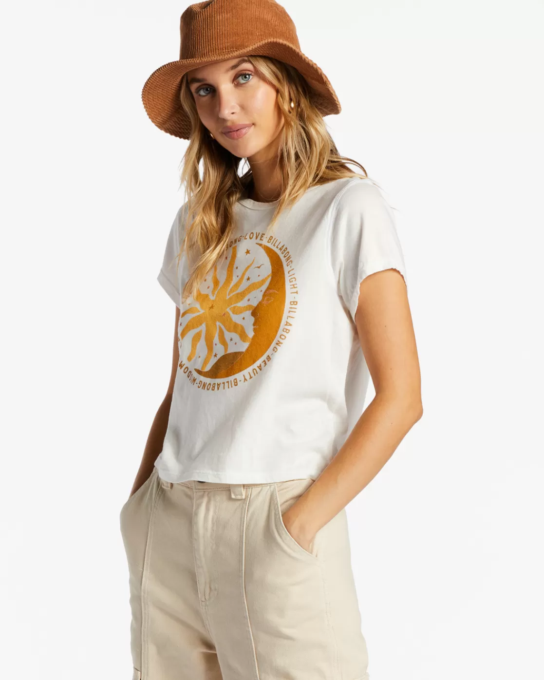 Best Sale Billabong Love And Light Boxy Top SALT CRYSTAL