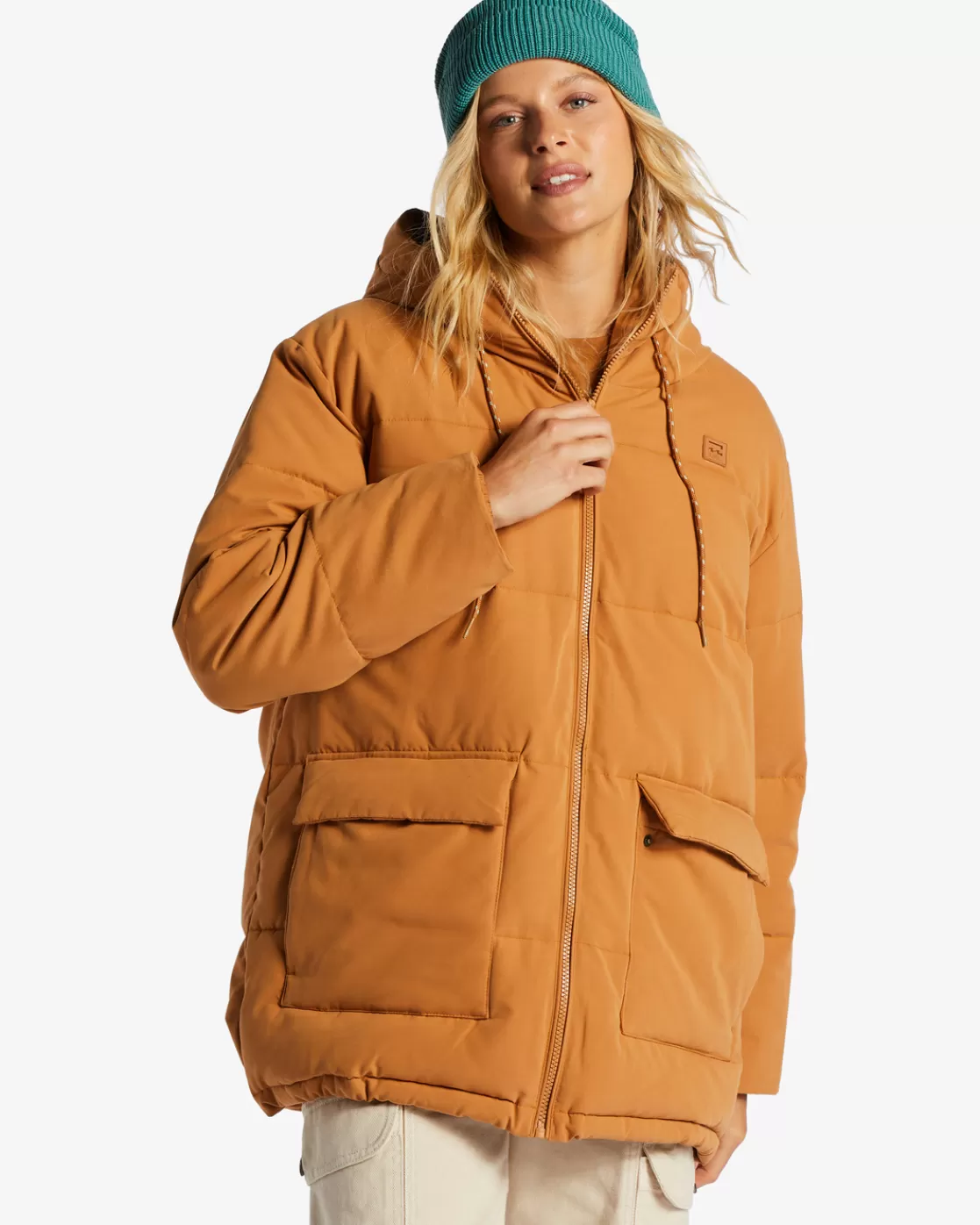 Best Sale Billabong Love On You Hooded Jacket CARAMEL