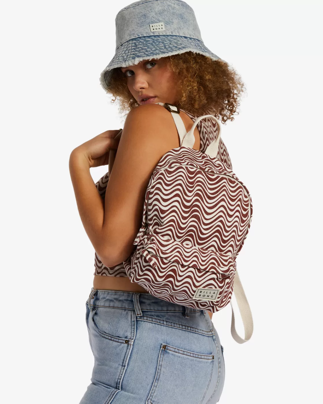 Fashion Billabong Mini Mama Canvas Backpack AMERICANO