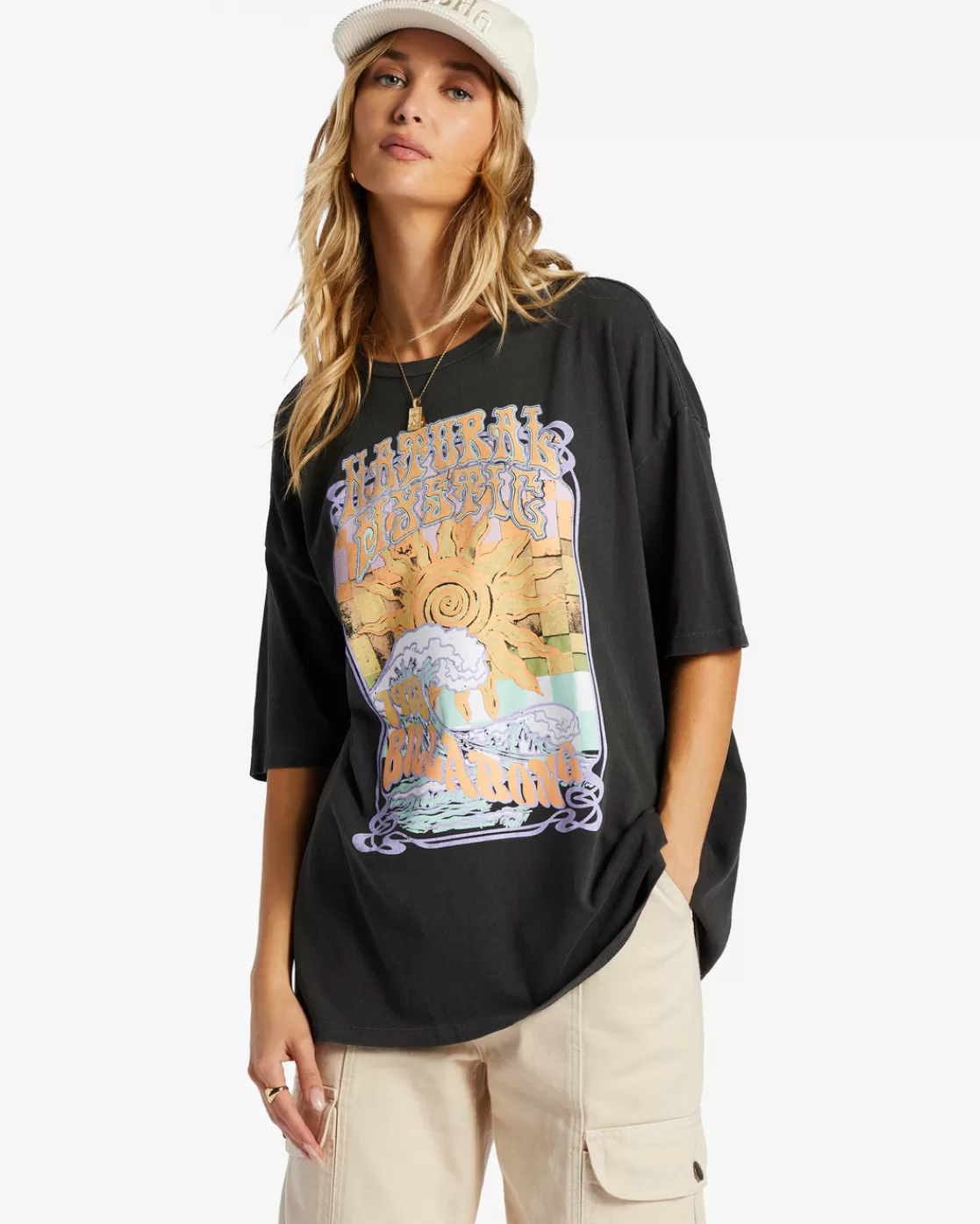 Sale Billabong Natural Mystic T-Shirt OFF BLACK