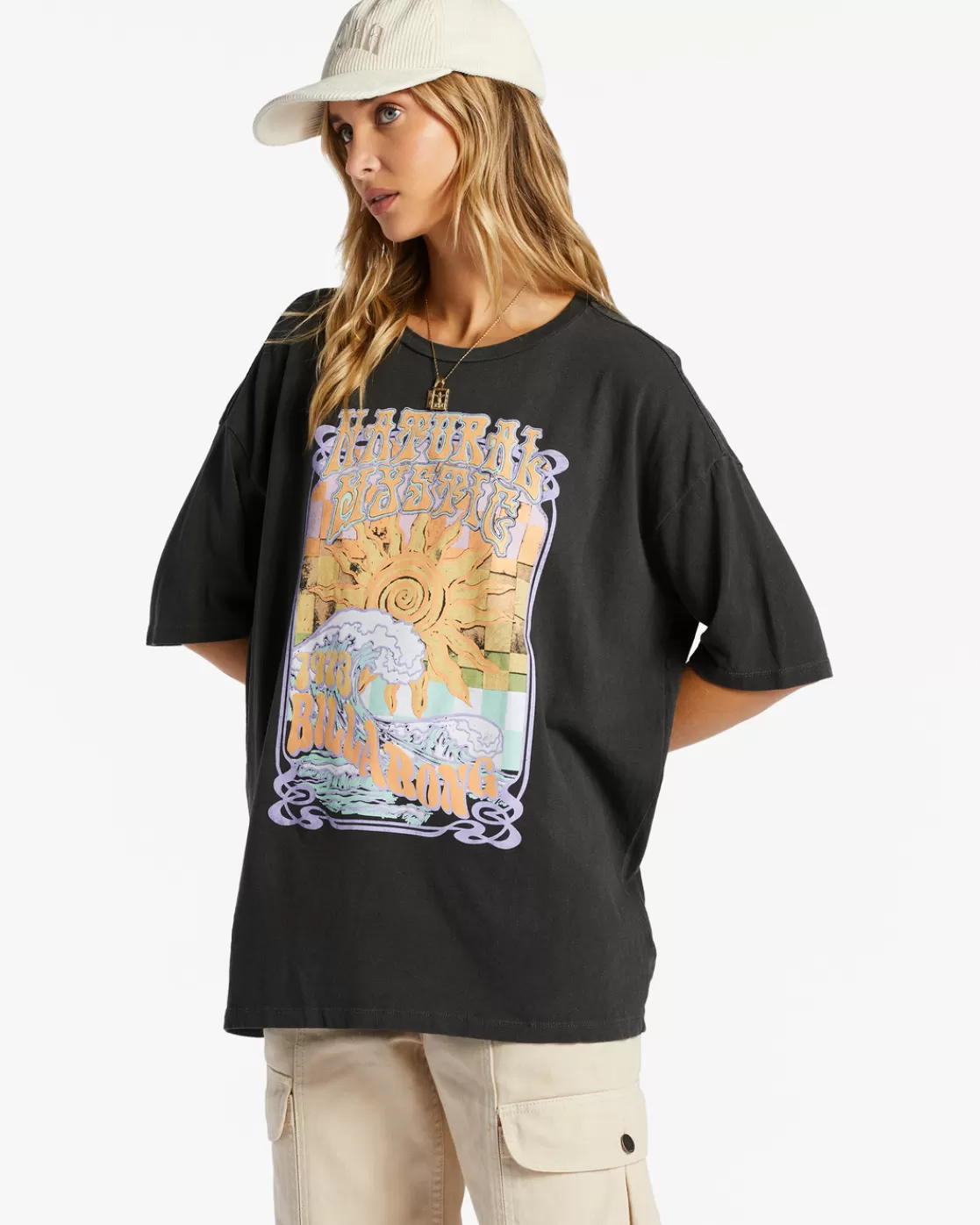 Sale Billabong Natural Mystic T-Shirt OFF BLACK