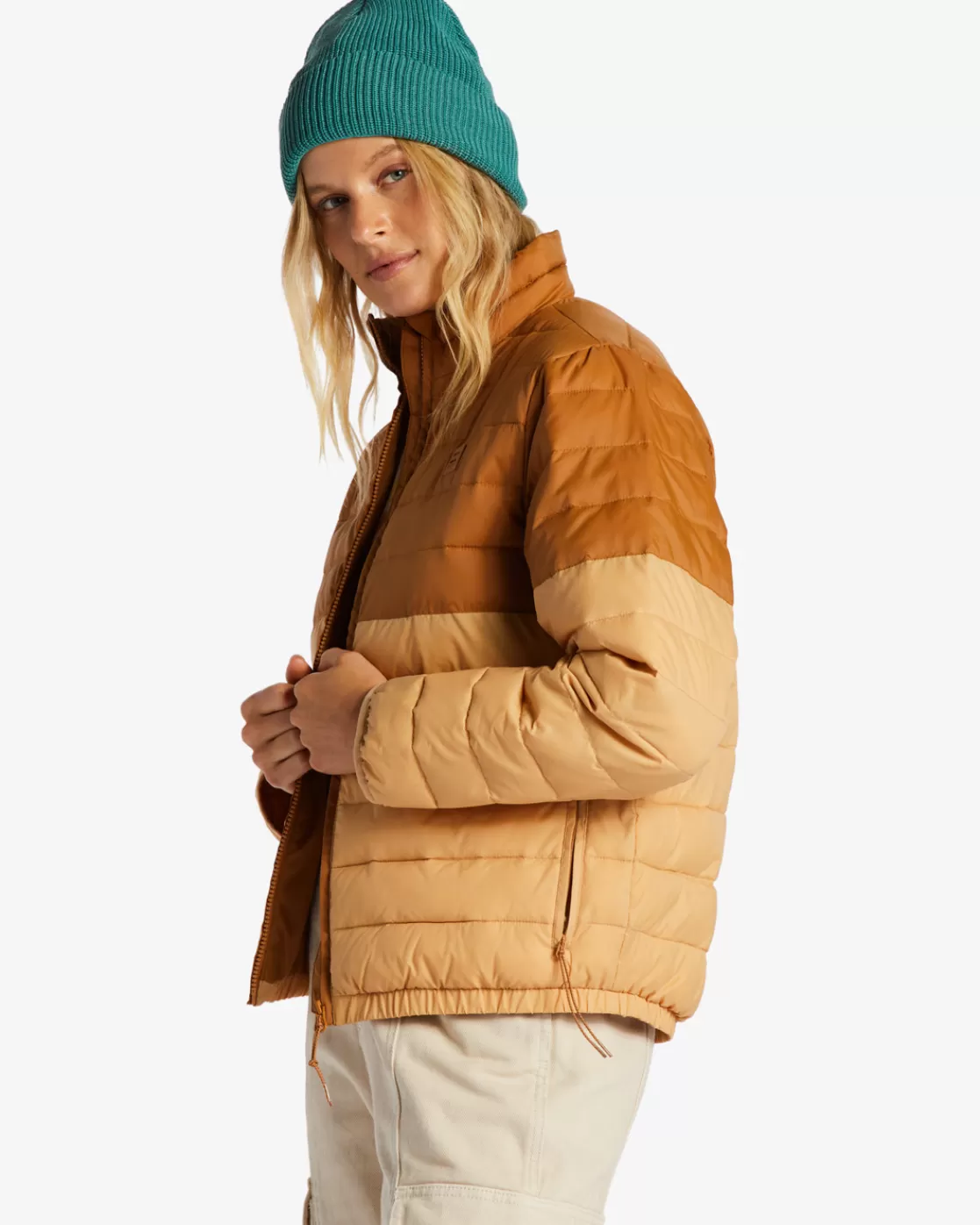 Cheap Billabong Never Stop Zip-Up Jacket CARAMEL