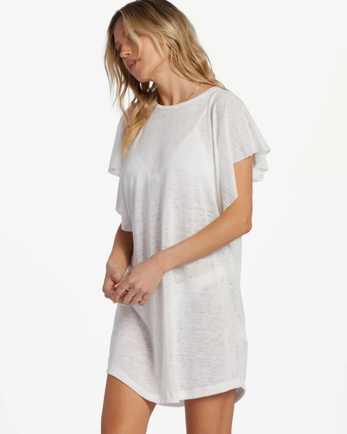 Online Billabong Out For Waves Cover-Up Dress SALT CRYSTAL 2