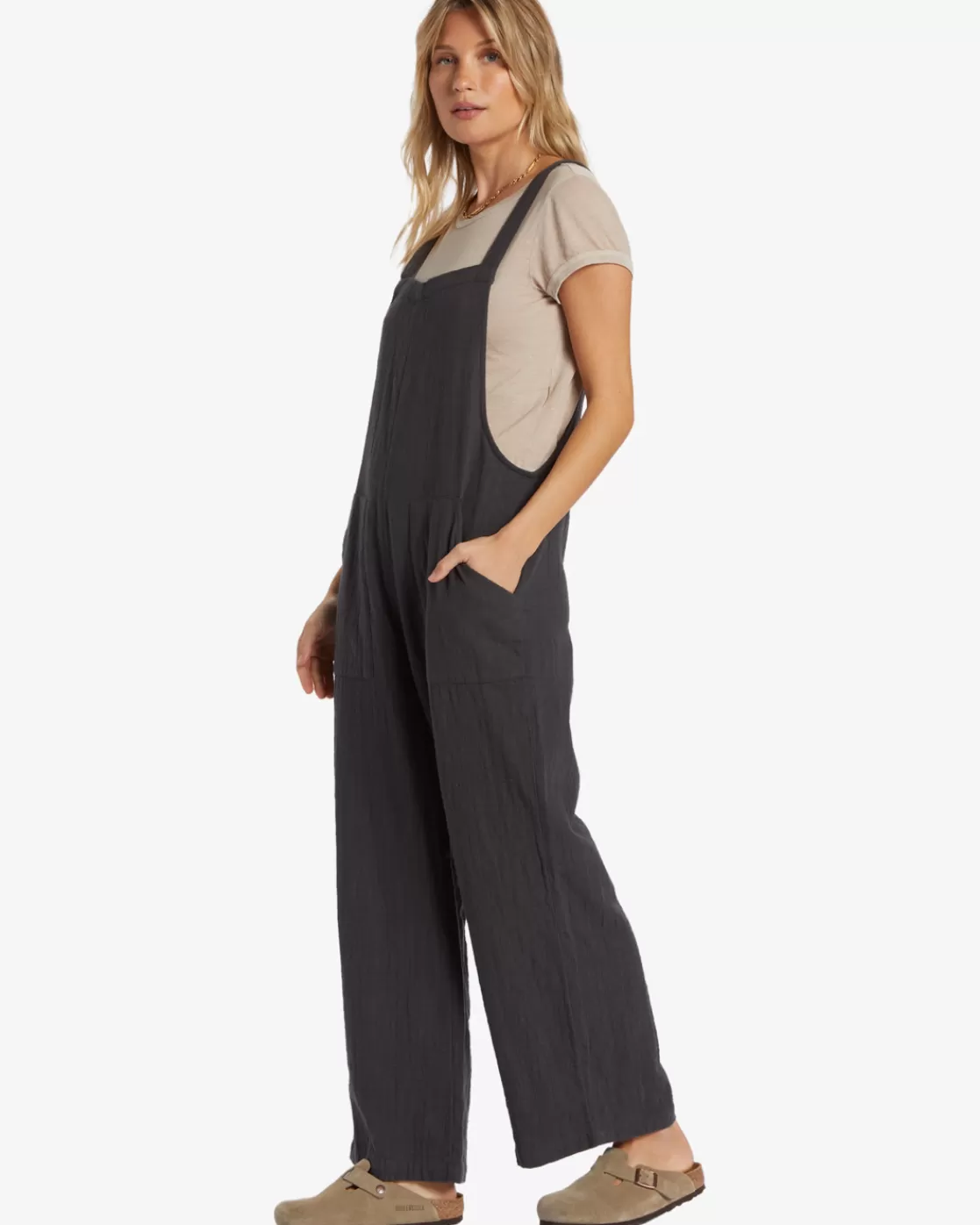 Best Billabong Pacific Time Romper/Jumpsuit BLACK SANDS