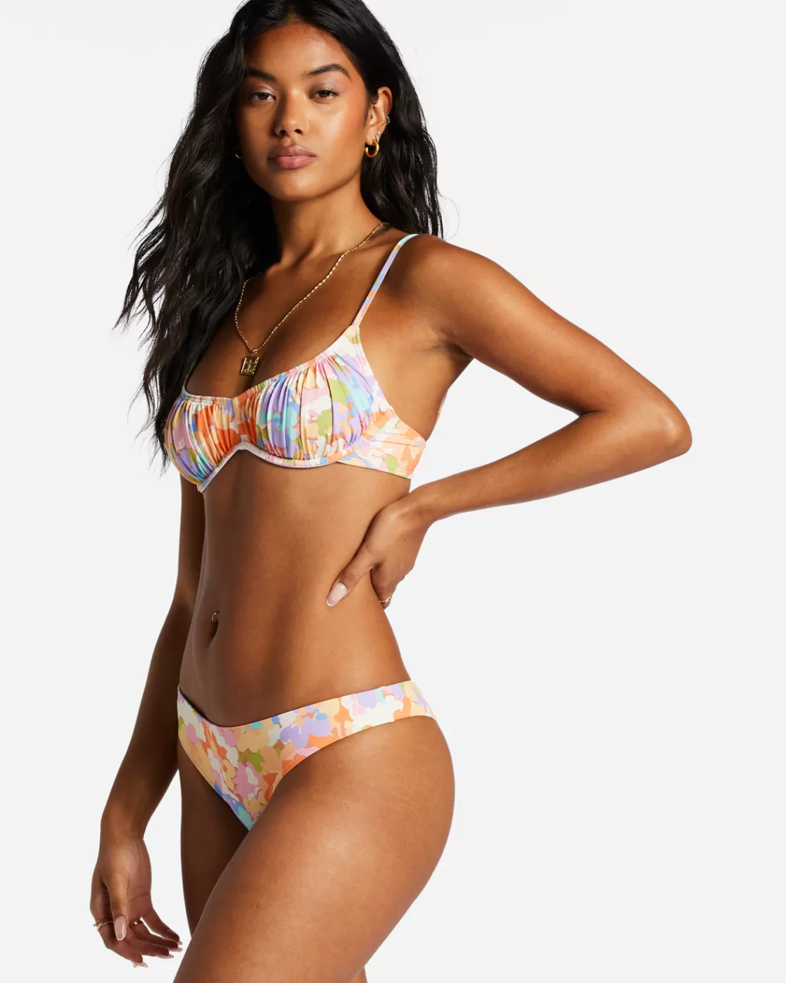 Online Billabong Paradise Cove Cocoa Bikini Bottoms MULTI