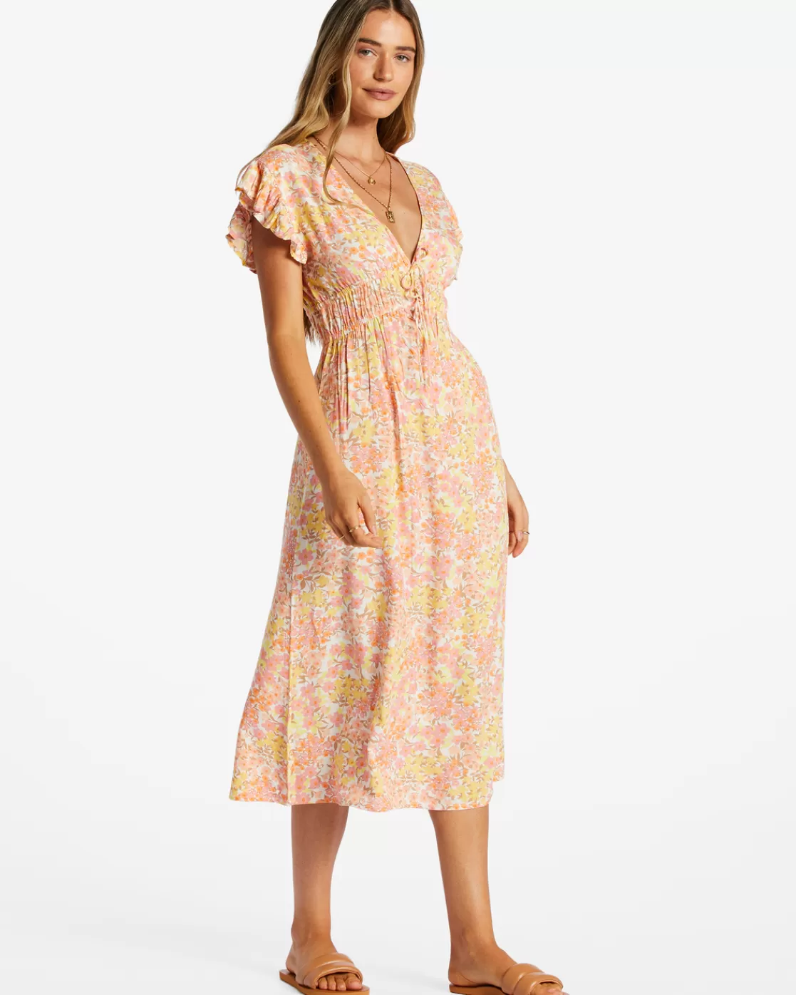 Store Billabong Picnic Date Midi Dress PALOMA