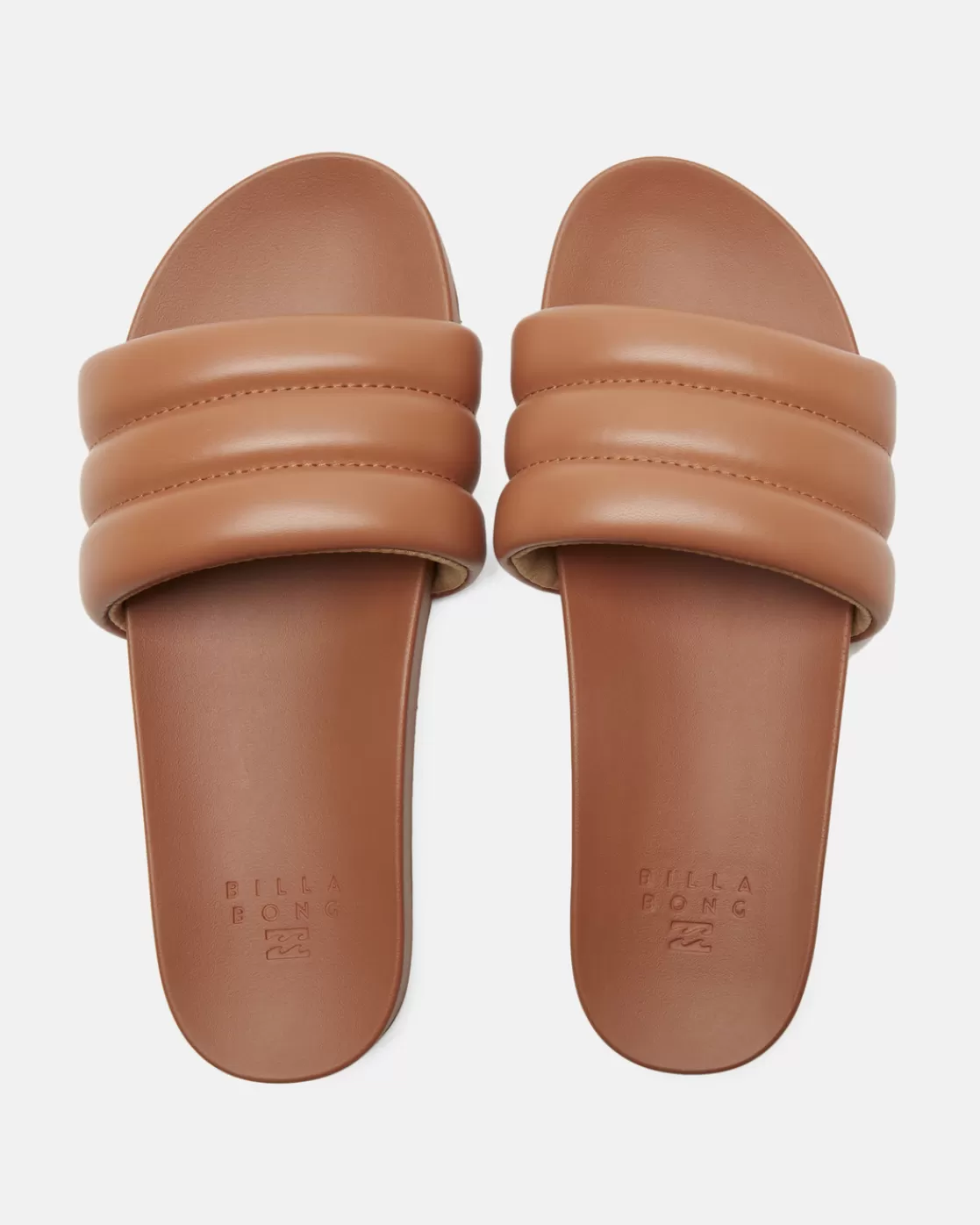 Online Billabong Playa Vista Slide Sandals TOFFEE