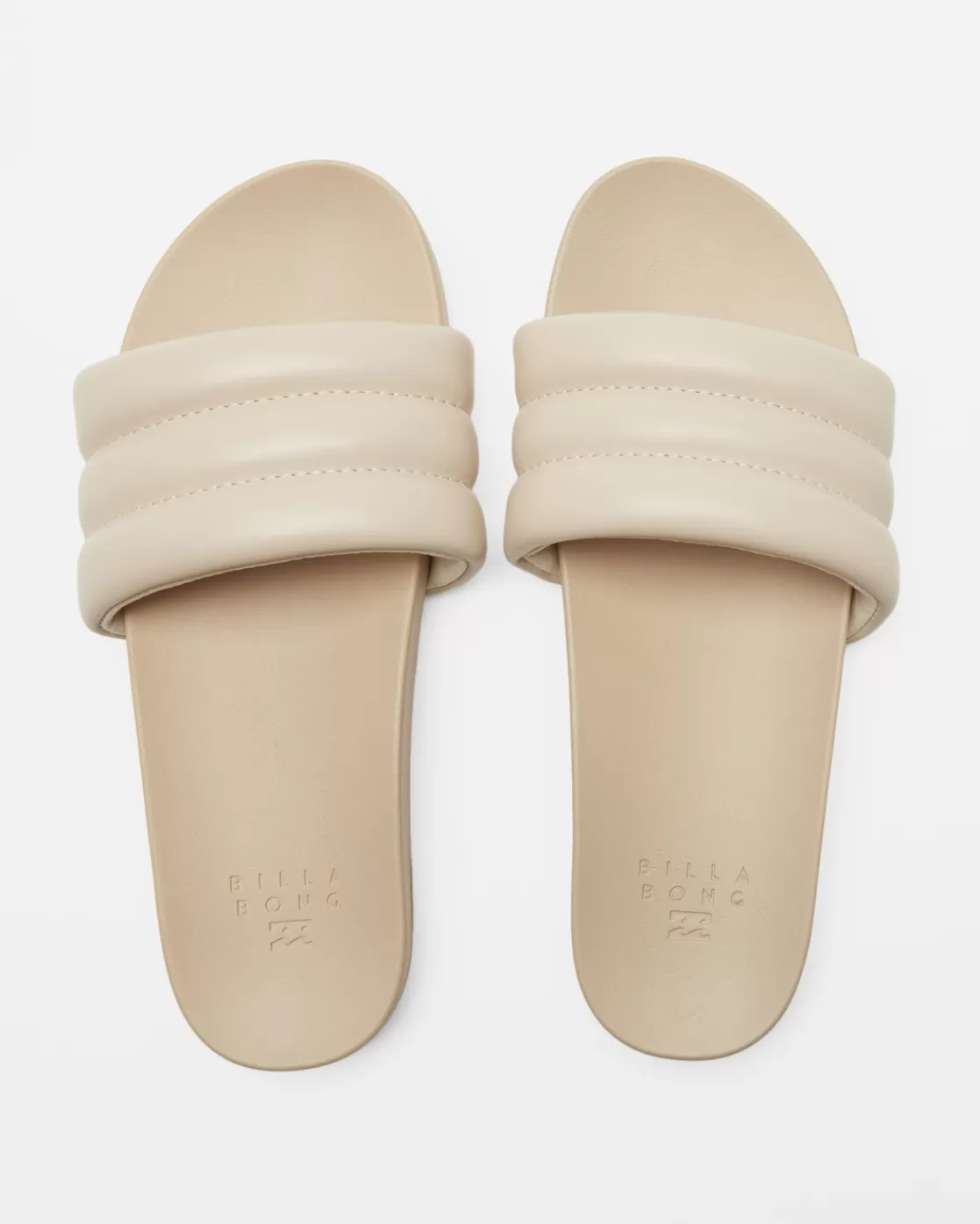 Shop Billabong Playa Vista Slide Sandals CASHEW