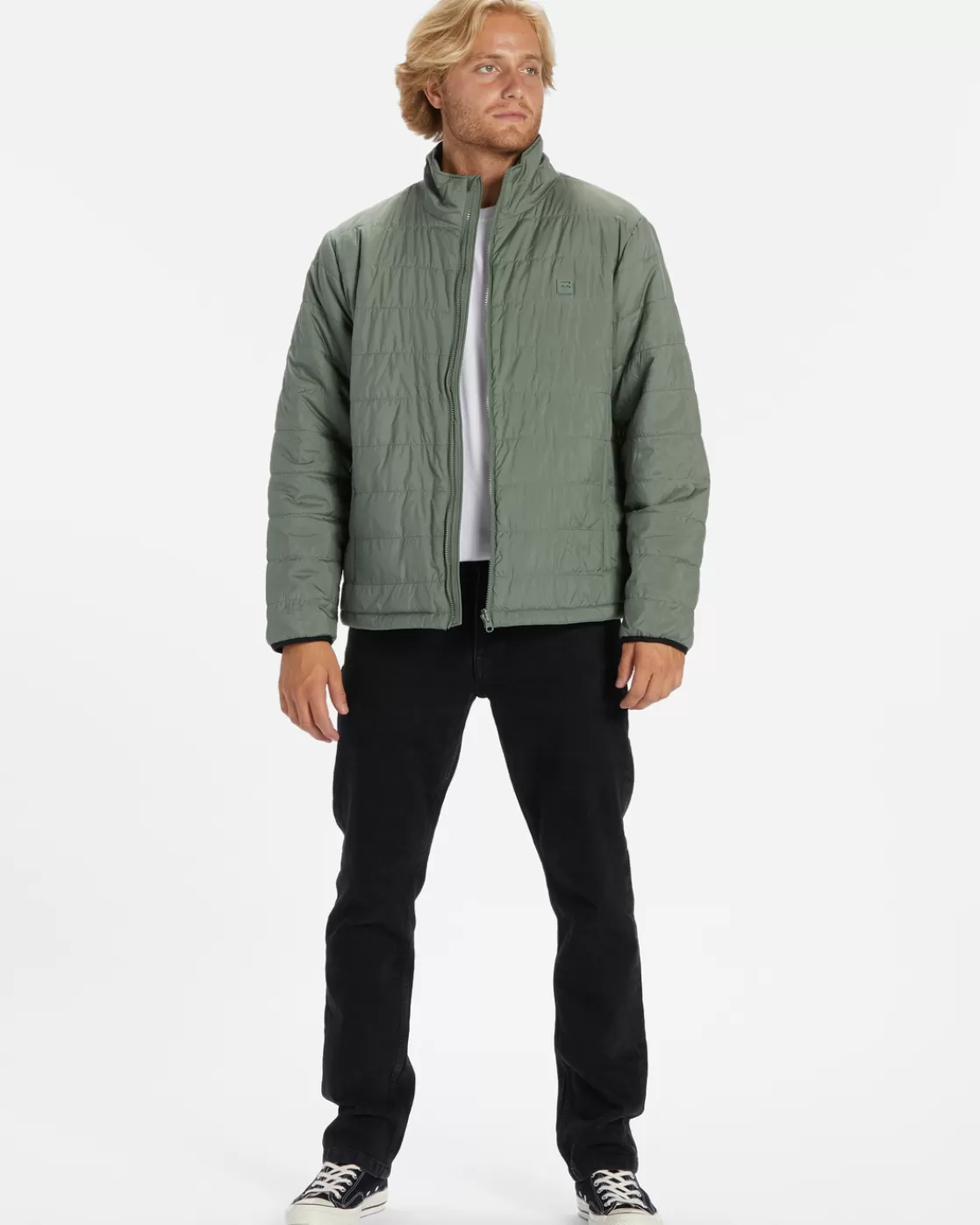 Best Sale Billabong Prism Mock Quilted Jacket SURPLUS