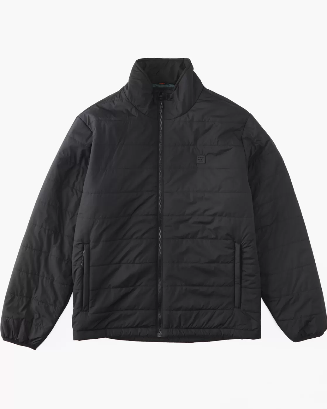 Discount Billabong Prism Mock Quilted Jacket BLACK