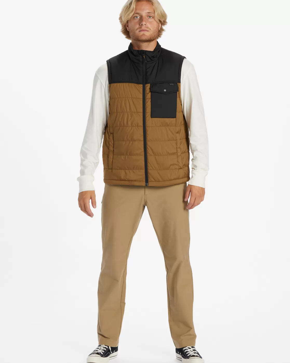 Store Billabong Prism Vest Quilted Vest OTTER