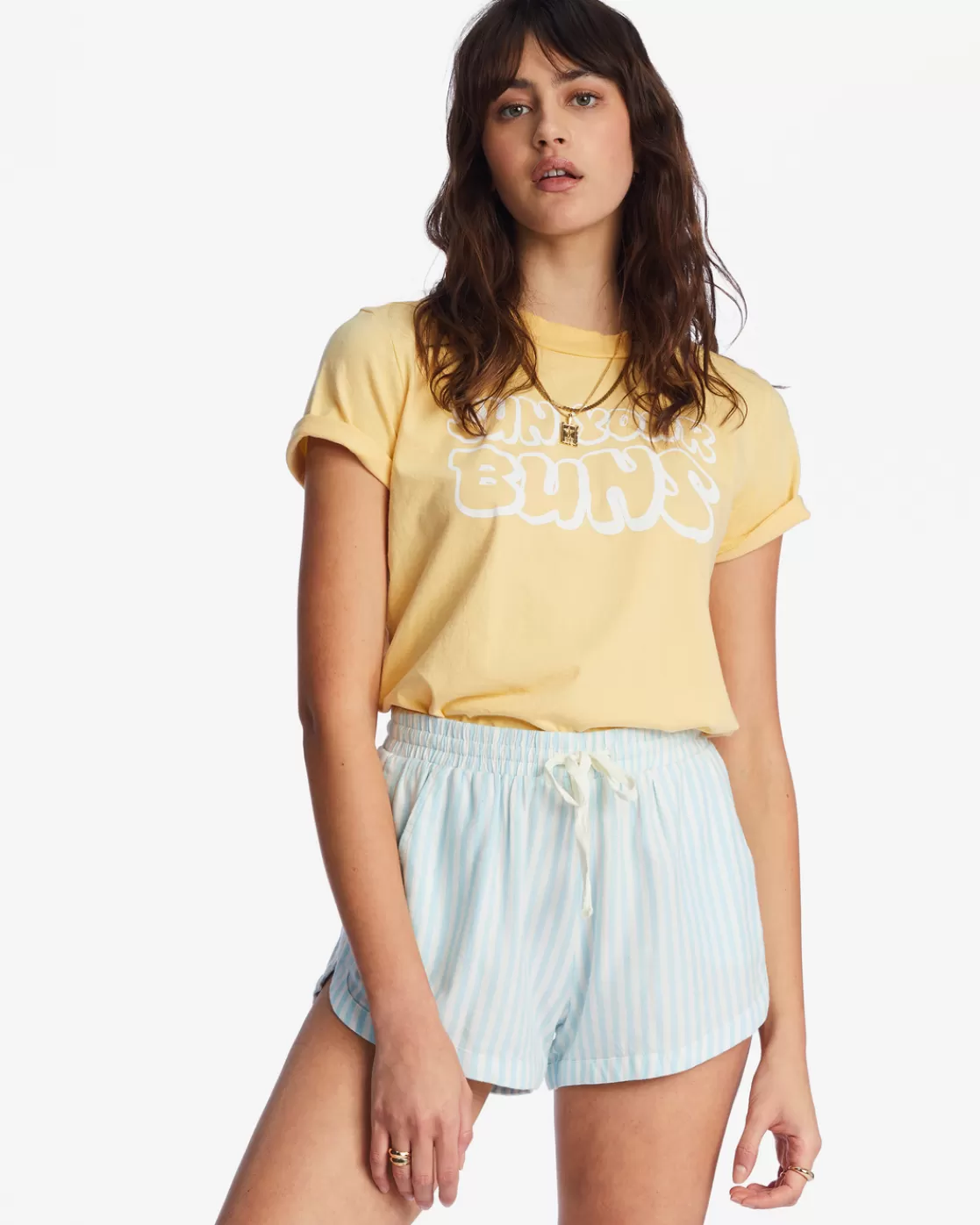 Online Billabong Road Trippin Elastic Waist Shorts LIT SKIES