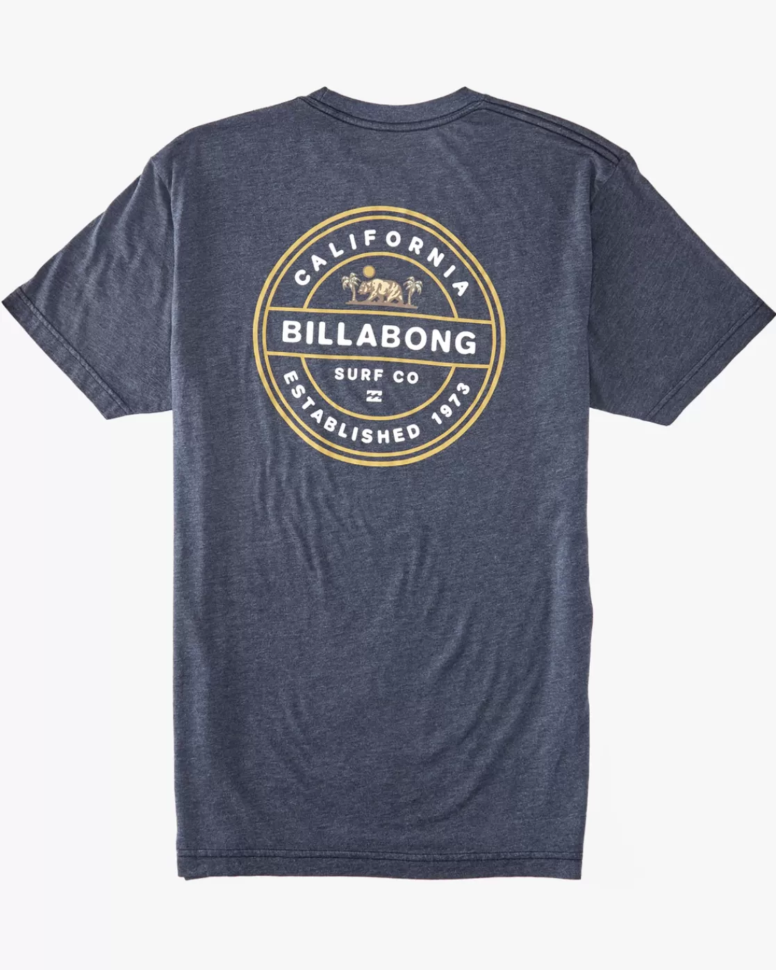 New Billabong Rotor Bear T-Shirt NAVY HEATHER