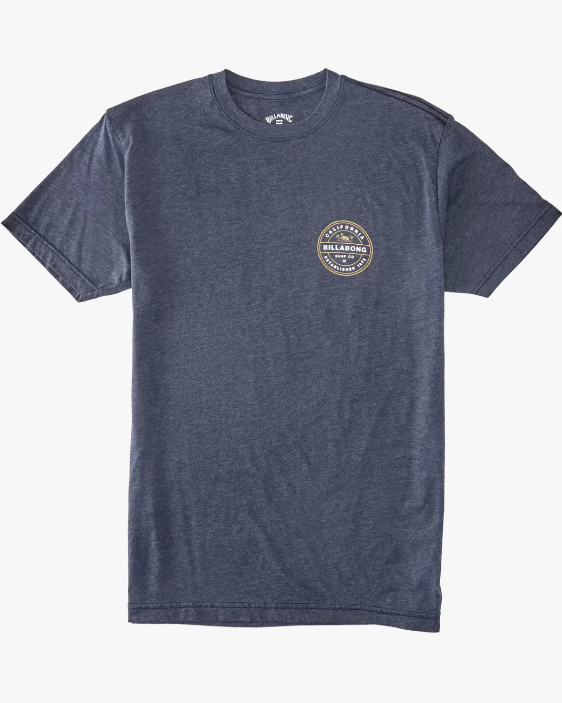 New Billabong Rotor Bear T-Shirt NAVY HEATHER