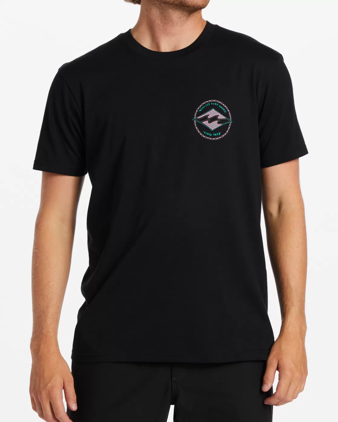 Clearance Billabong Rotor Diamond T-Shirt BLACK