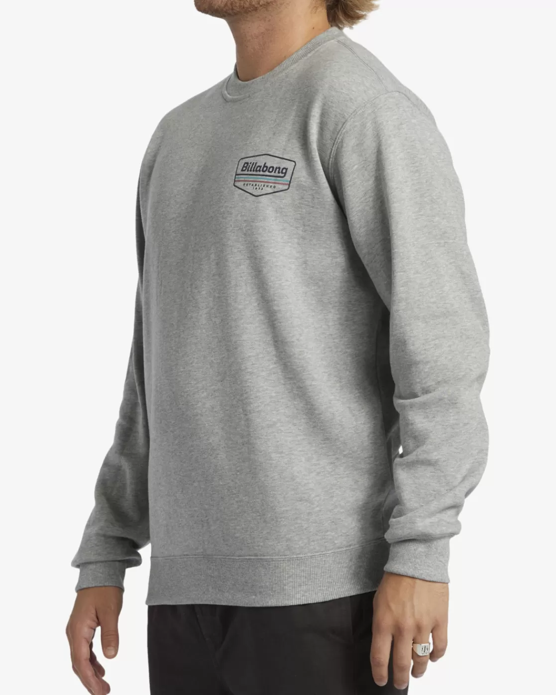 Flash Sale Billabong Shorebird Crew Sweatshirt GREY HEATHER