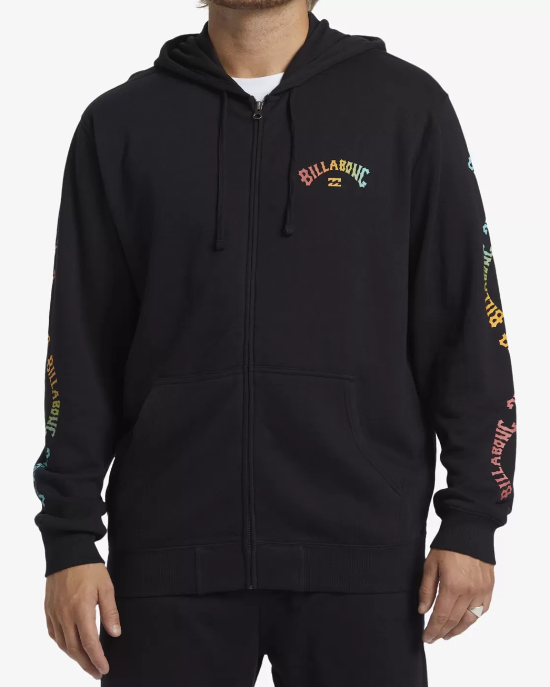 Sale Billabong Shorebird Zip Sweatshirt BLACK