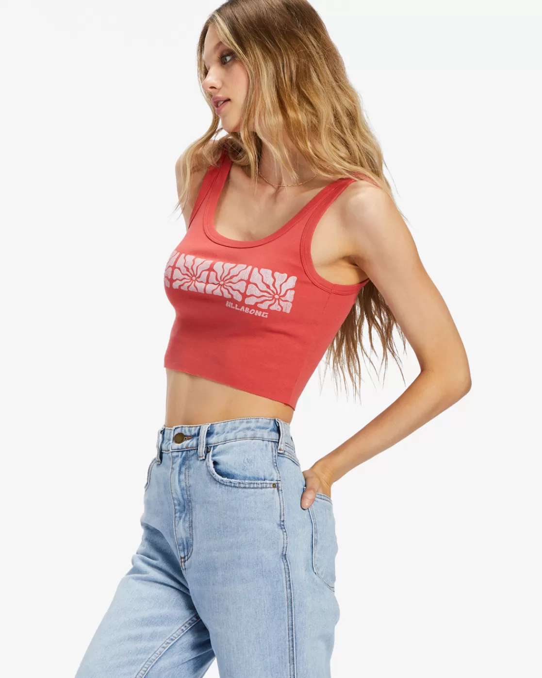 Best Billabong Sienna Skies T-Shirt RED ROCK