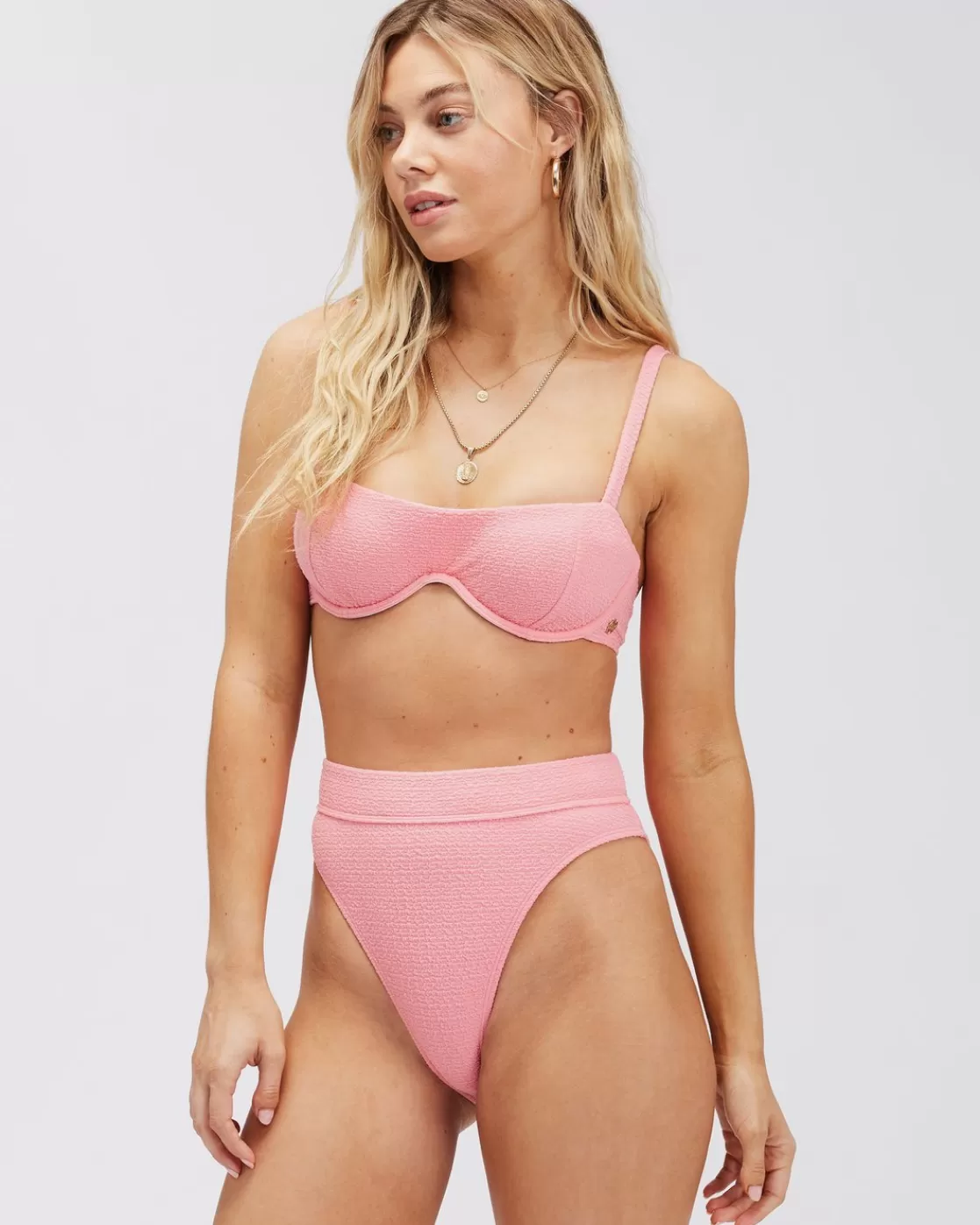 Store Billabong So Dazed Olivia Underwire Bikini Top PINK SUNSET