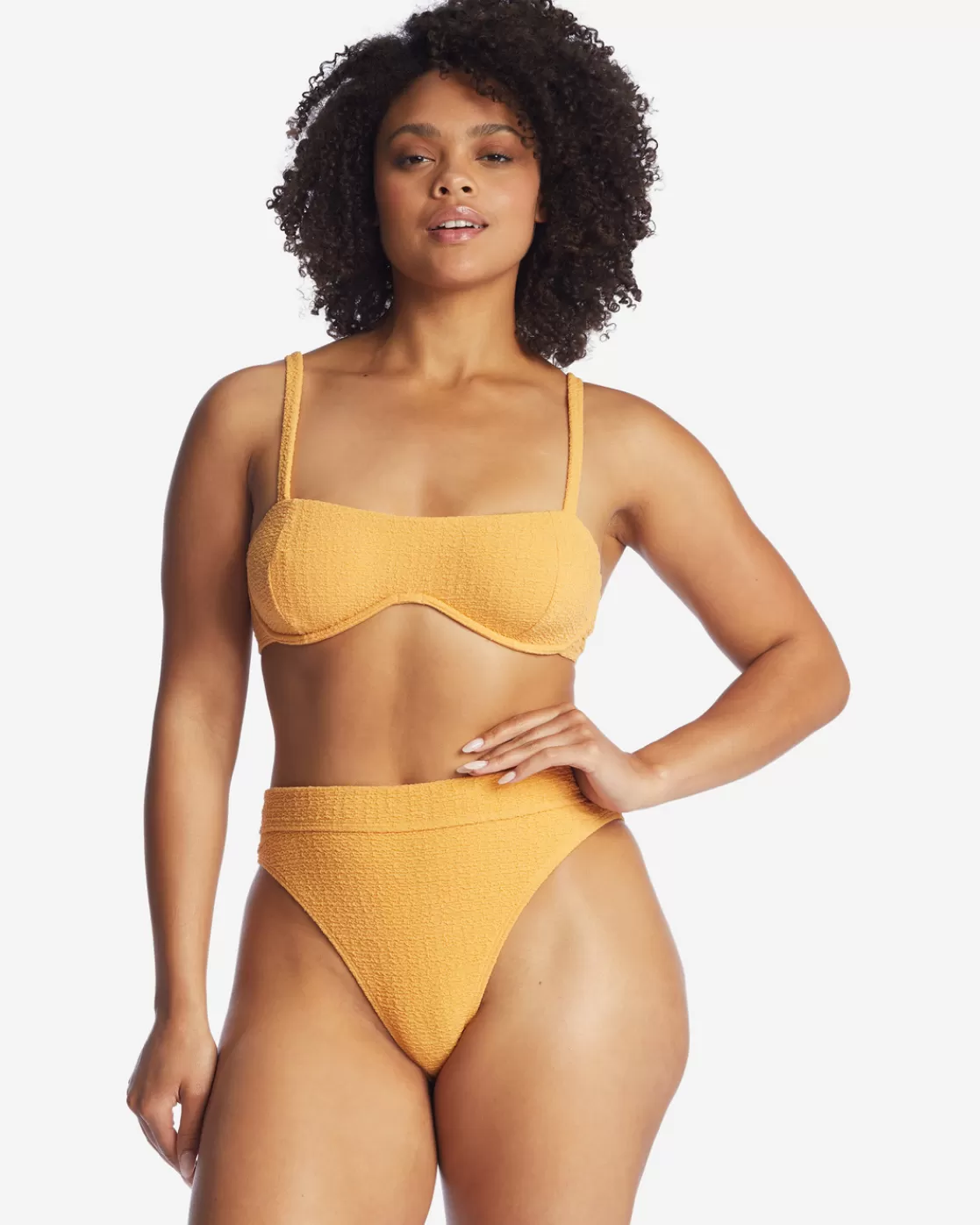 Hot Billabong So Dazed Olivia Underwire Bikini Top MARIGOLD