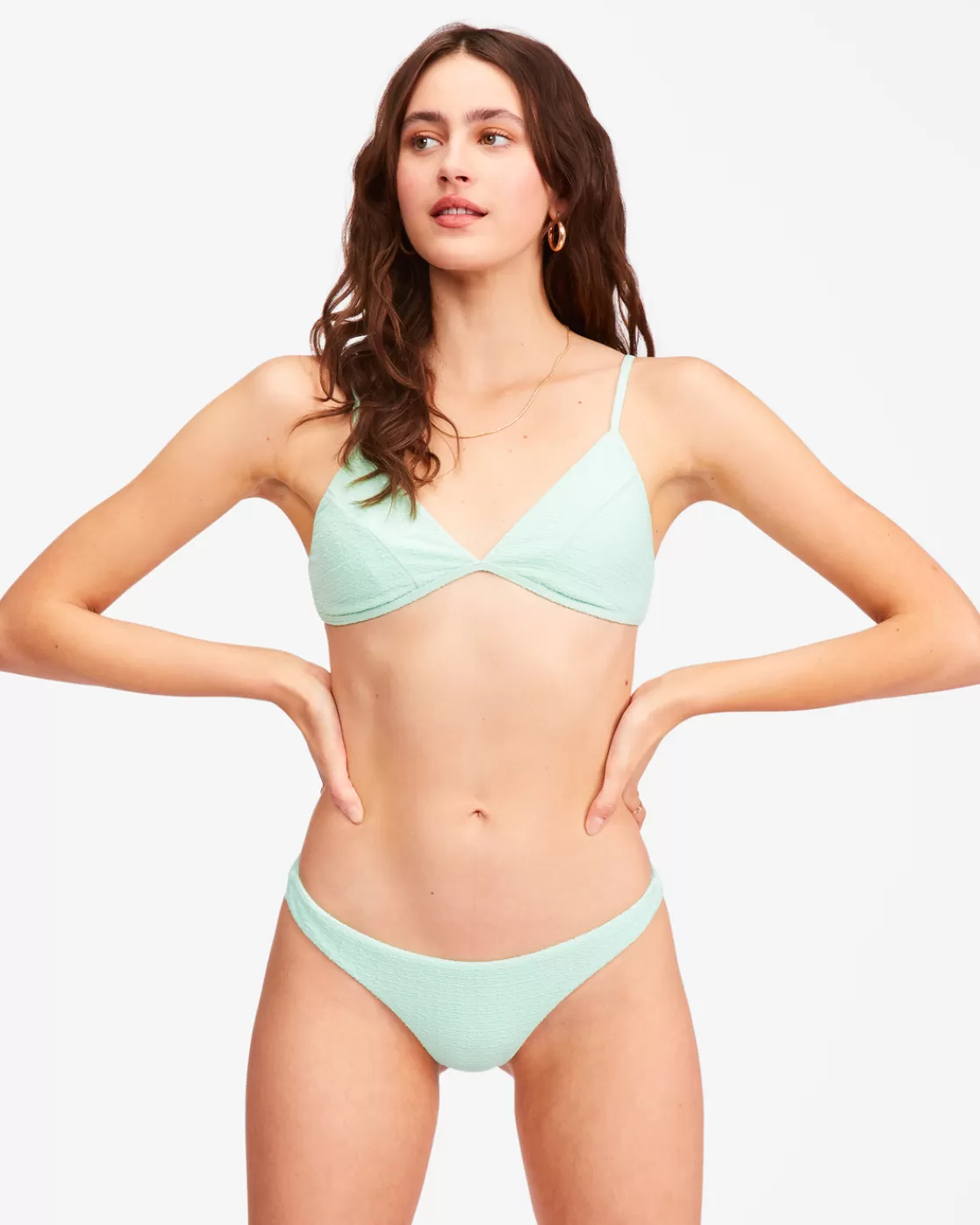 Shop Billabong So Dazed Tanga Skimpy Bikini Bottoms SPEARMINT