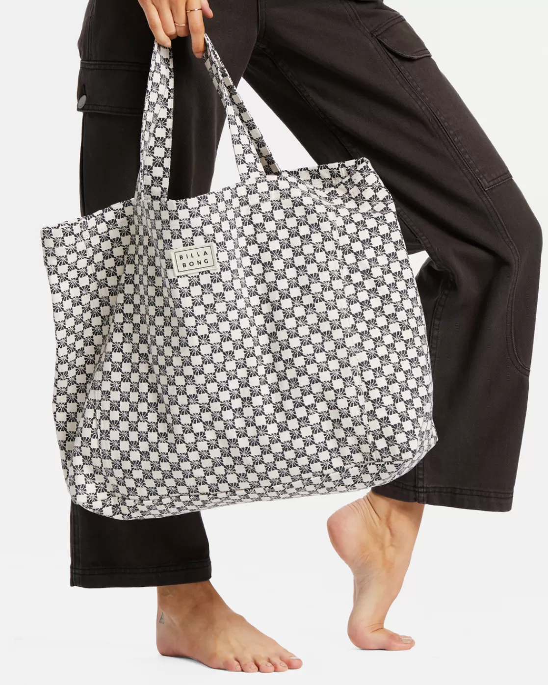 Discount Billabong So Essential Tote Bag BLACK PEBBLE