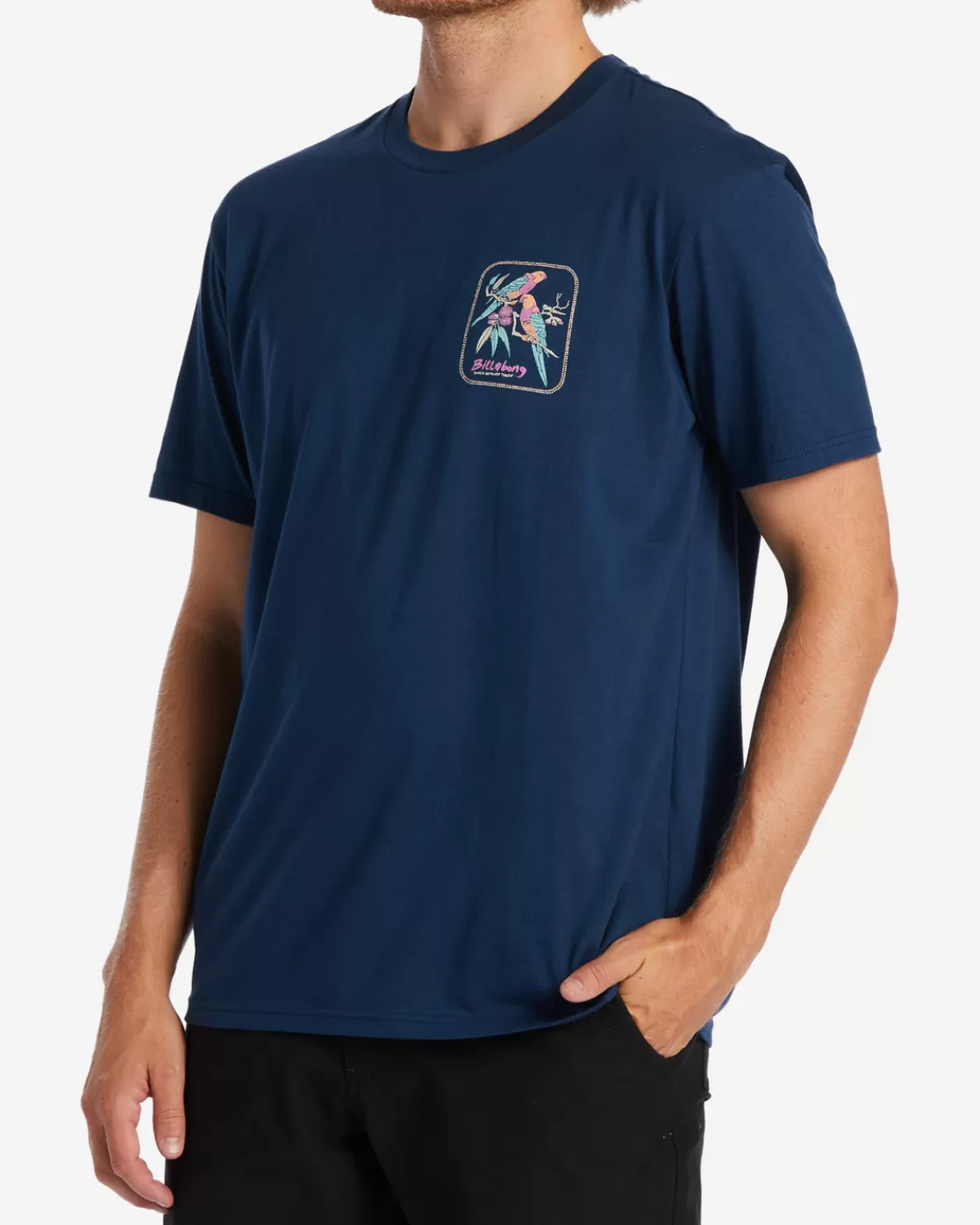 New Billabong Social T-Shirt DARK BLUE