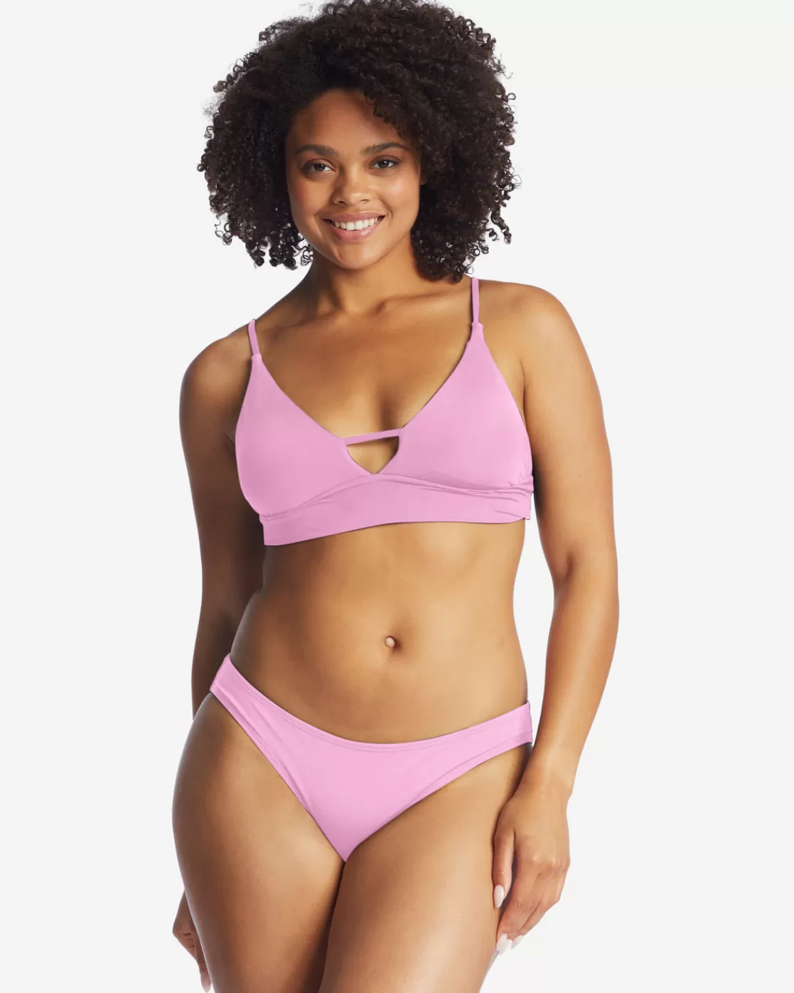 Shop Billabong Sol Searcher Lowrider Bikini Bottoms PARADISE PINK