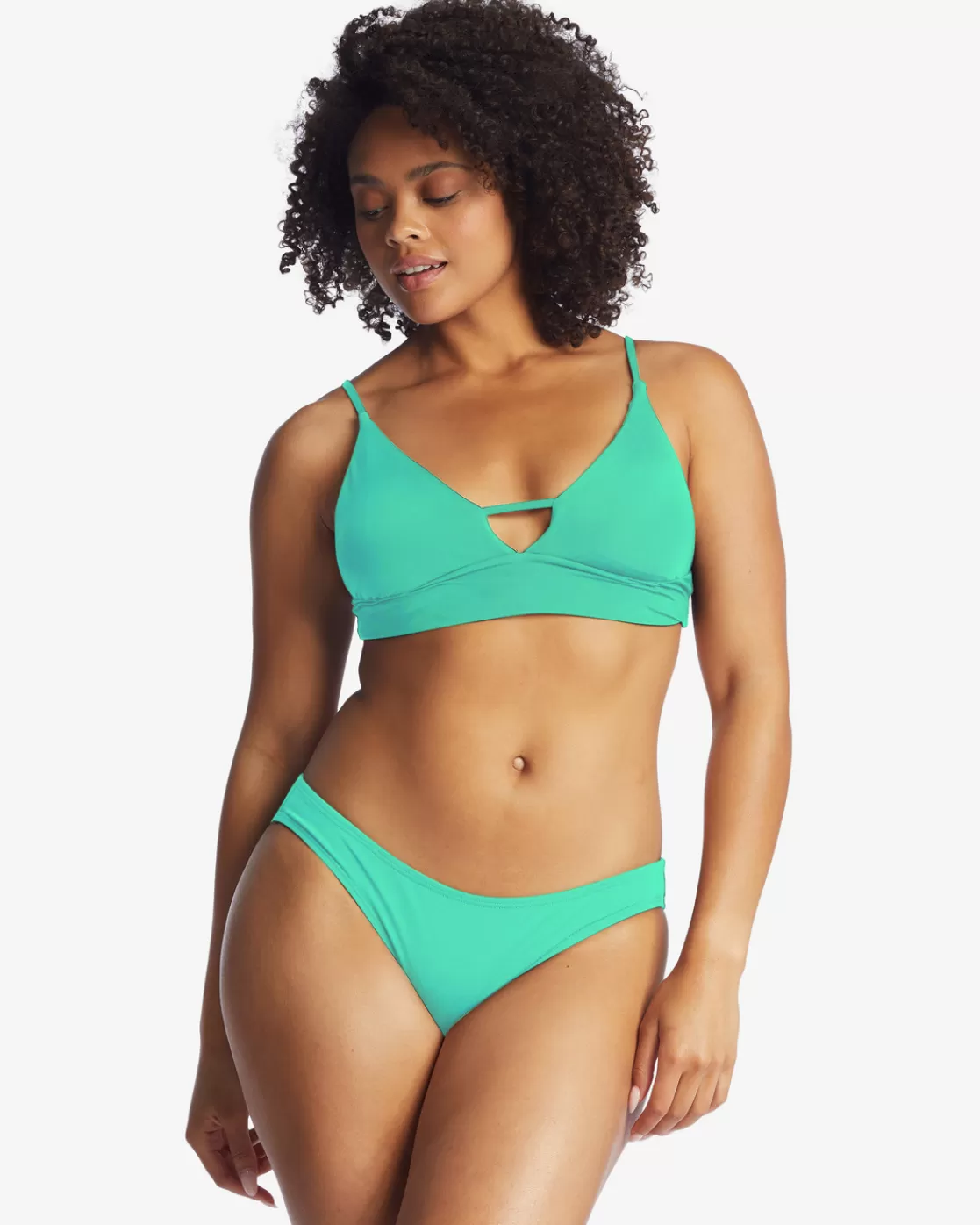 Best Sale Billabong Sol Searcher Lowrider Bikini Bottoms TROPICAL GREEN