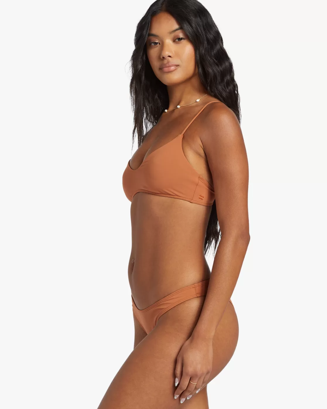 Online Billabong Sol Searcher V Bralette Bikini Top GOLDEN BROWN