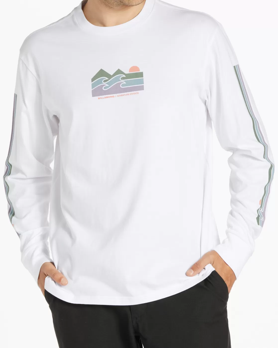 Best Billabong Stretch Long Sleeve T-Shirt WHITE