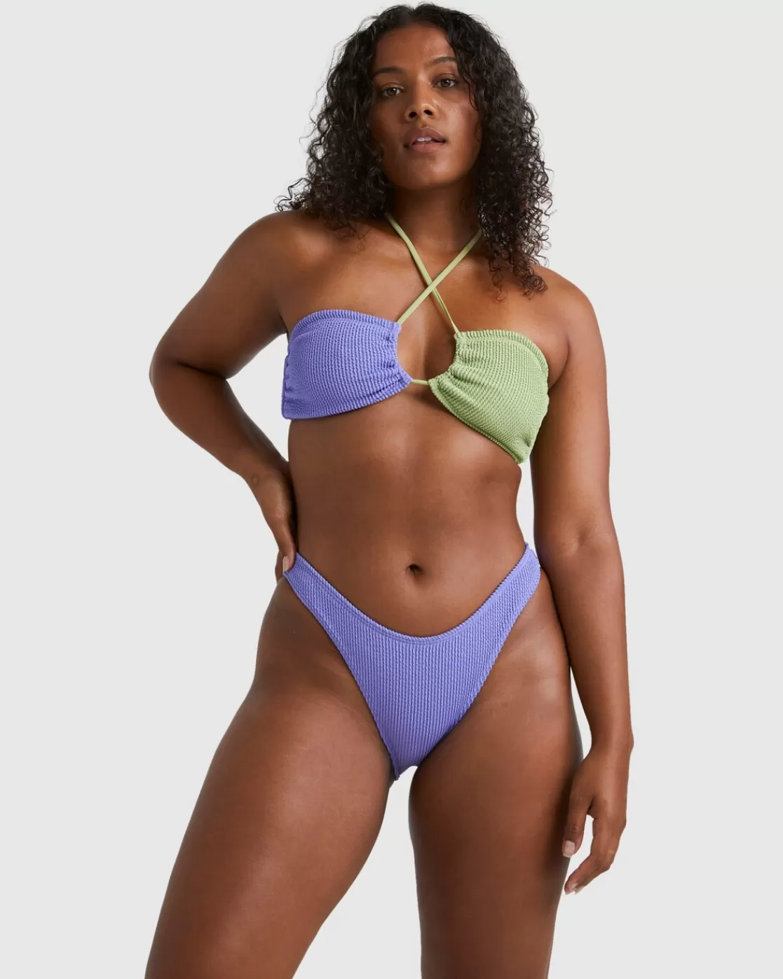 Flash Sale Billabong Summer High Hike Bikini Bottoms VIOLET COVE