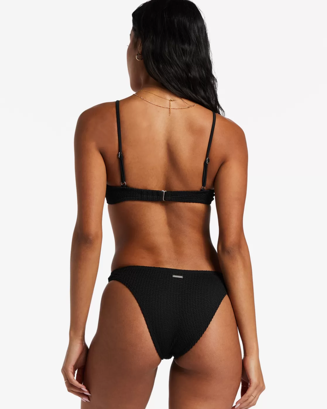 New Billabong Summer High Hike Bikini Bottoms BLACK SANDS