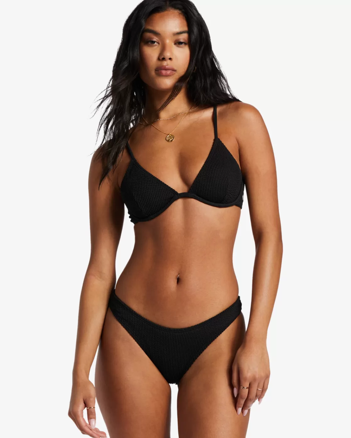 Best Sale Billabong Summer High Reese Underwired Bikini Top BLACK SANDS