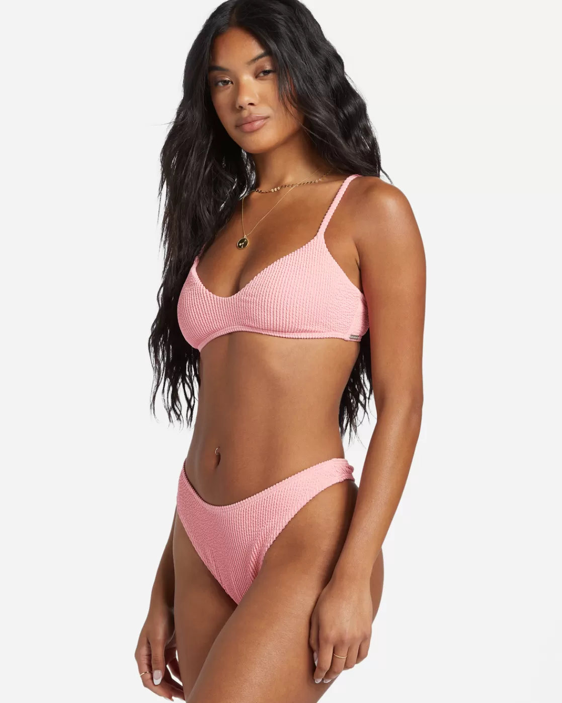 Hot Billabong Summer High Skimpy Hike Bikini Bottom FLAMINGO