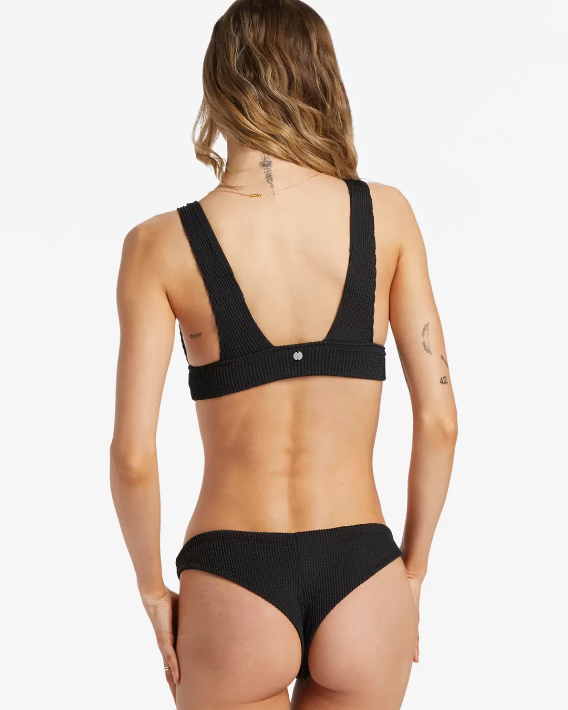 Online Billabong Summer High Tanga Bikini Bottoms BLACK SANDS