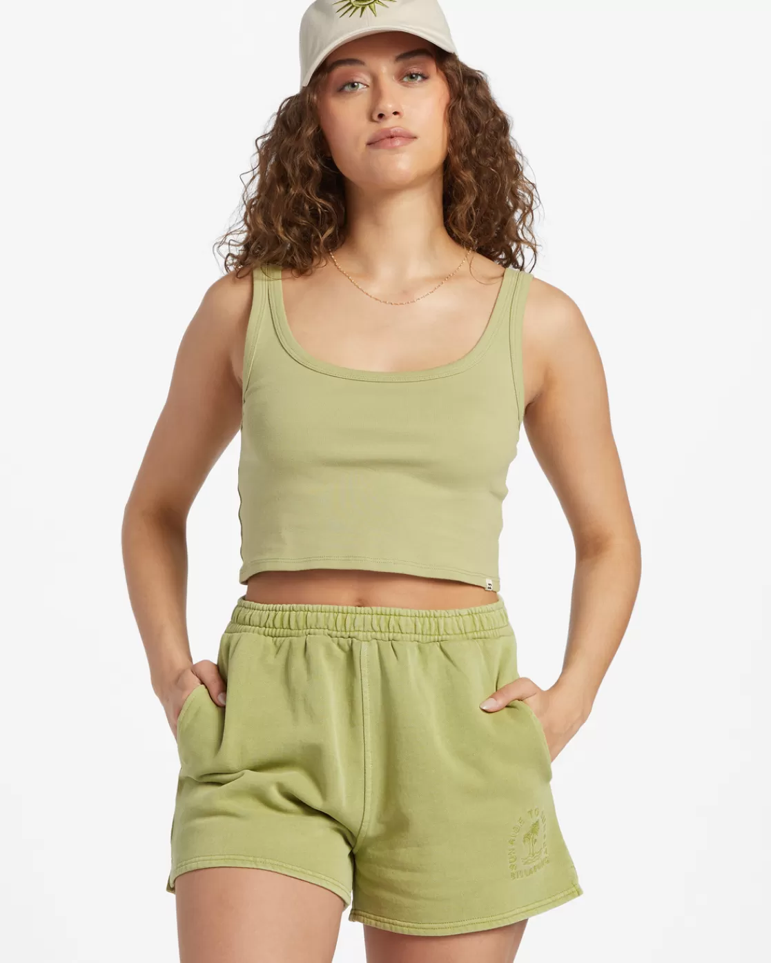 Store Billabong Sun Goddess Tank Knit AVOCADO