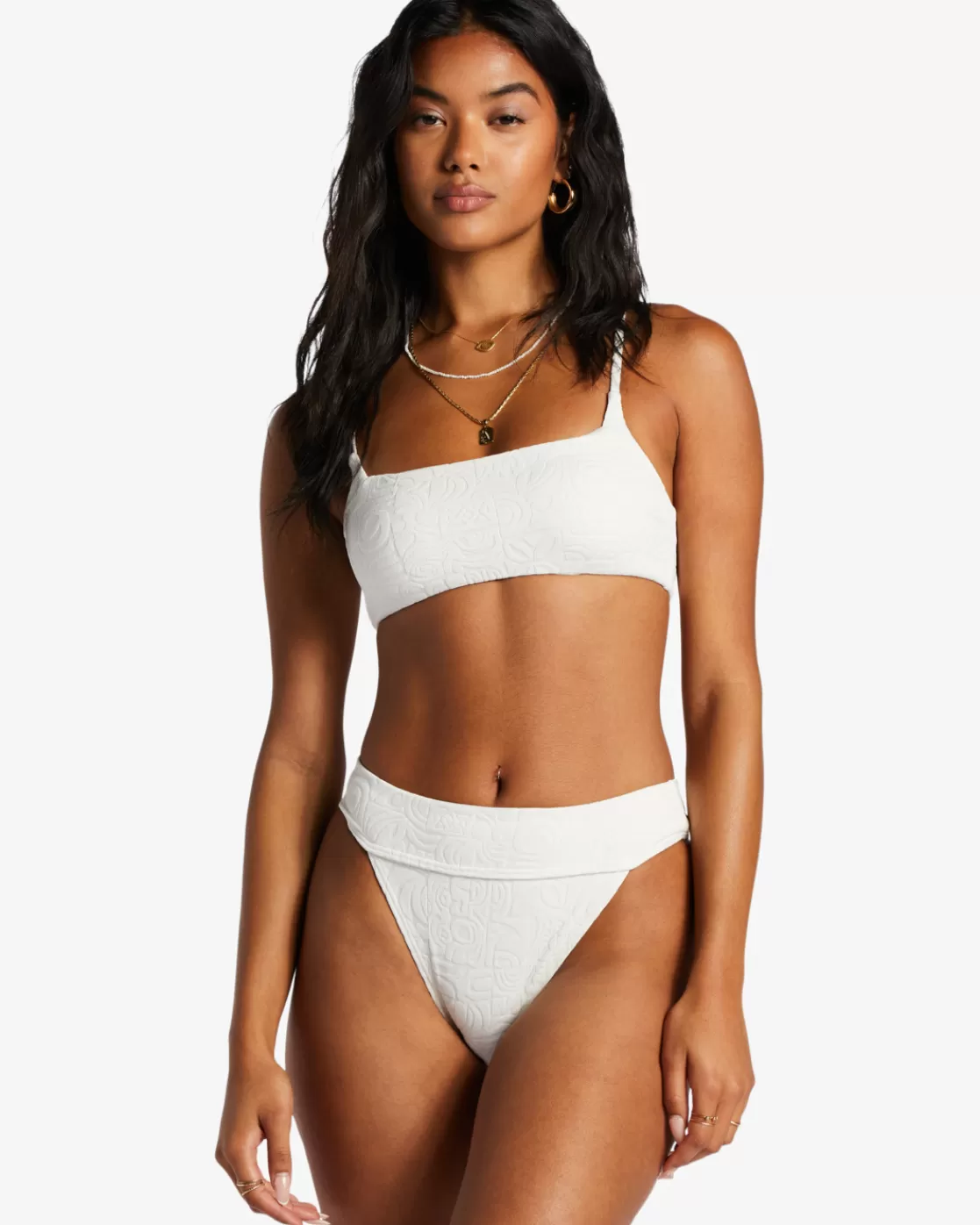 Online Billabong Sun Trip Tiki Zoe Crop Bikini Top SALT CRYSTAL