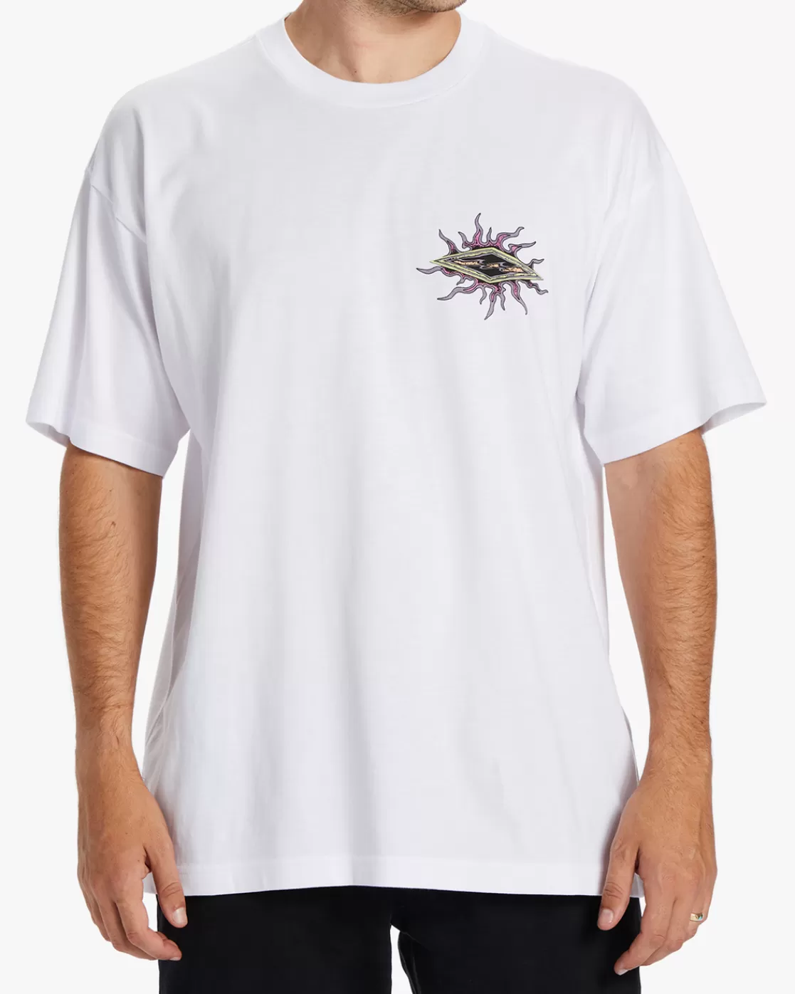 Flash Sale Billabong Sun Warp T-Shirt WHITE