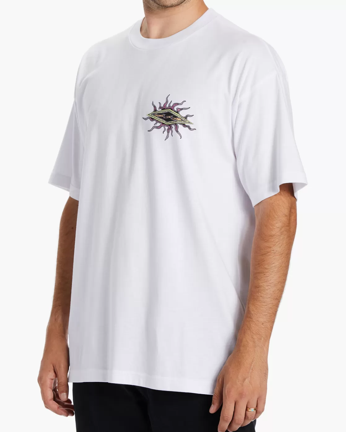 Flash Sale Billabong Sun Warp T-Shirt WHITE