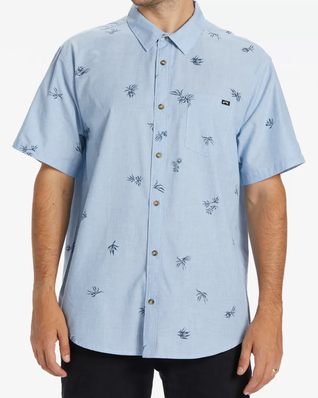 Discount Billabong Sundays Mini Short Sleeve Shirt SKY BLUE