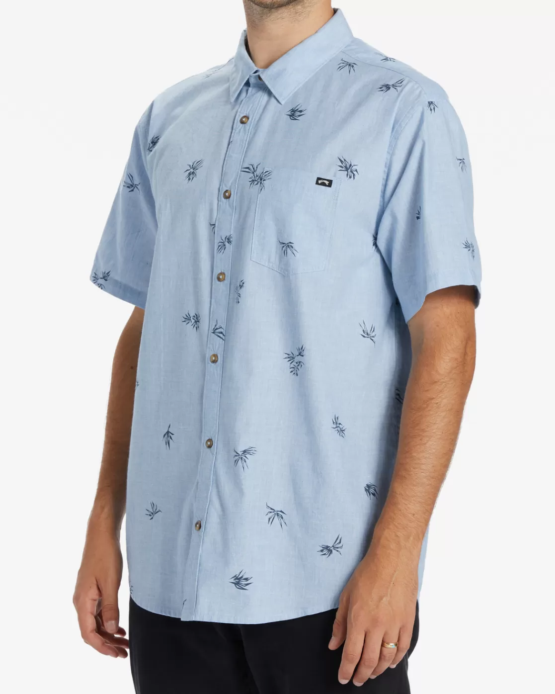 Discount Billabong Sundays Mini Short Sleeve Shirt SKY BLUE