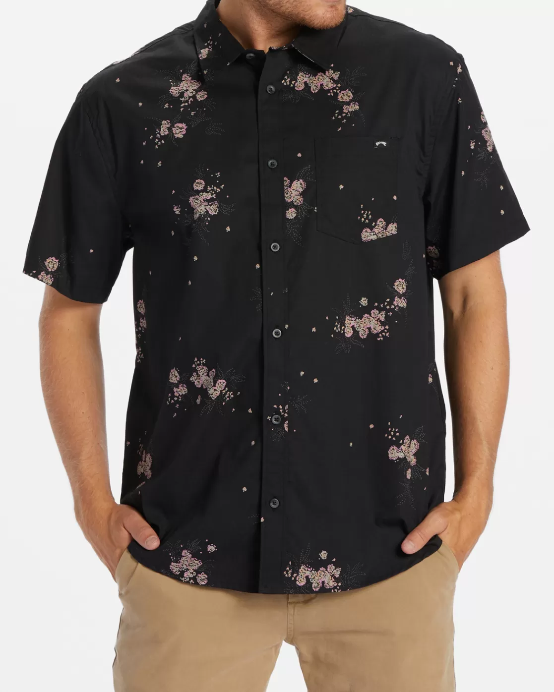 Hot Billabong Sundays Mini Short Sleeve Shirt PHANTOM