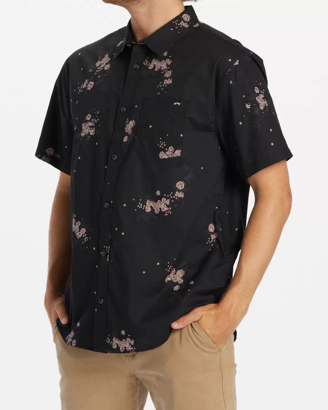 Hot Billabong Sundays Mini Short Sleeve Shirt PHANTOM