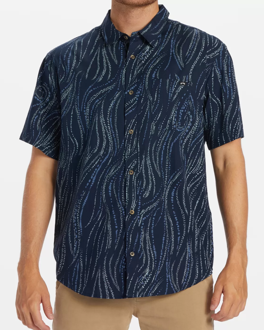 Cheap Billabong Sundays Mini Short Sleeve Shirt DARK BLUE