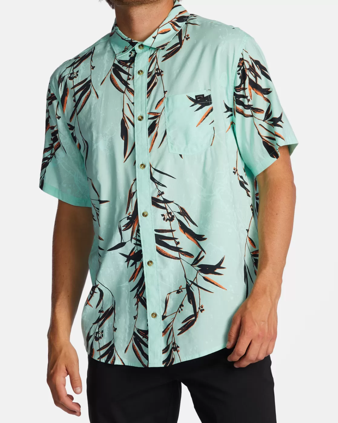 Online Billabong Sundays Short Sleeve Shirt MINT