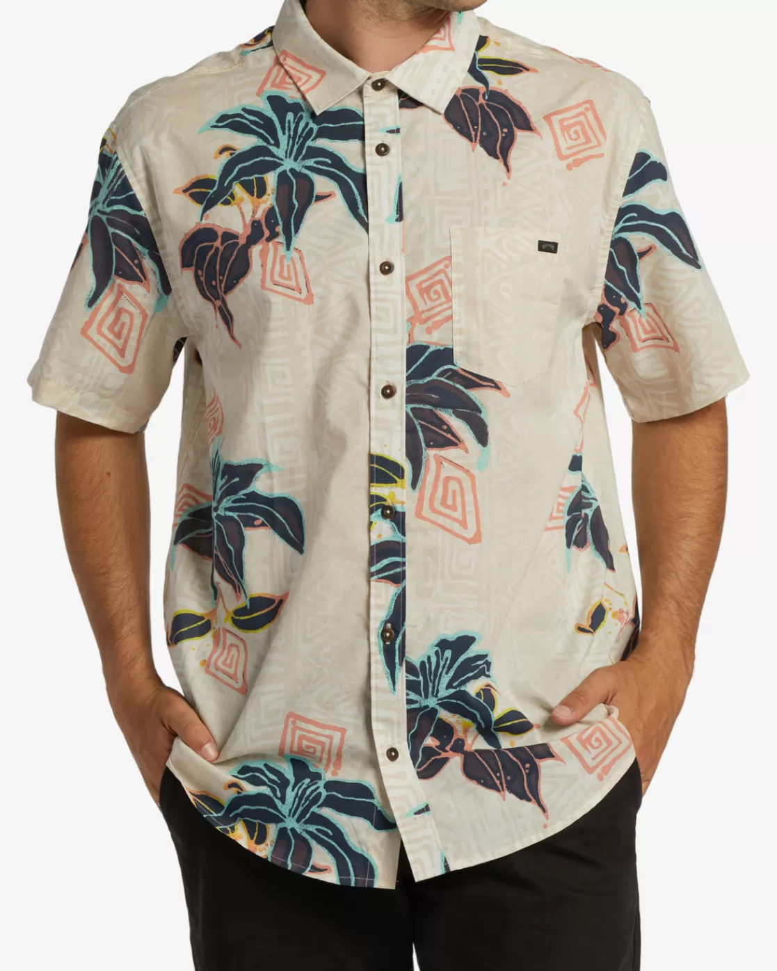 Best Billabong Sundays Short Sleeve Shirt BONE