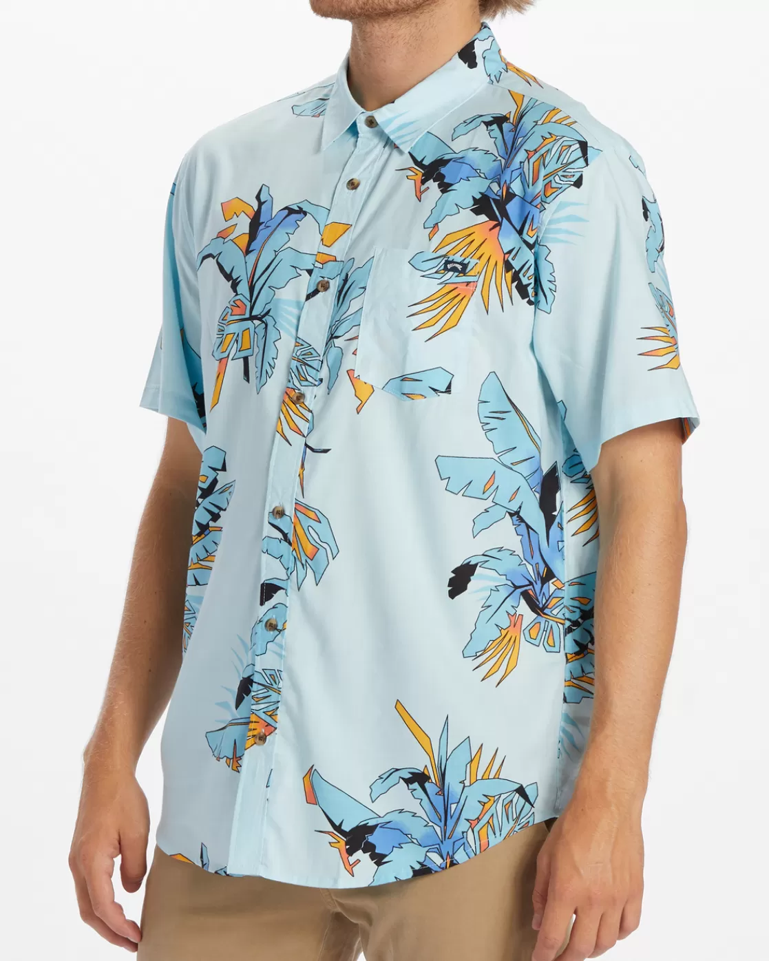 Fashion Billabong Sundays Short Sleeve Shirt COASTAL