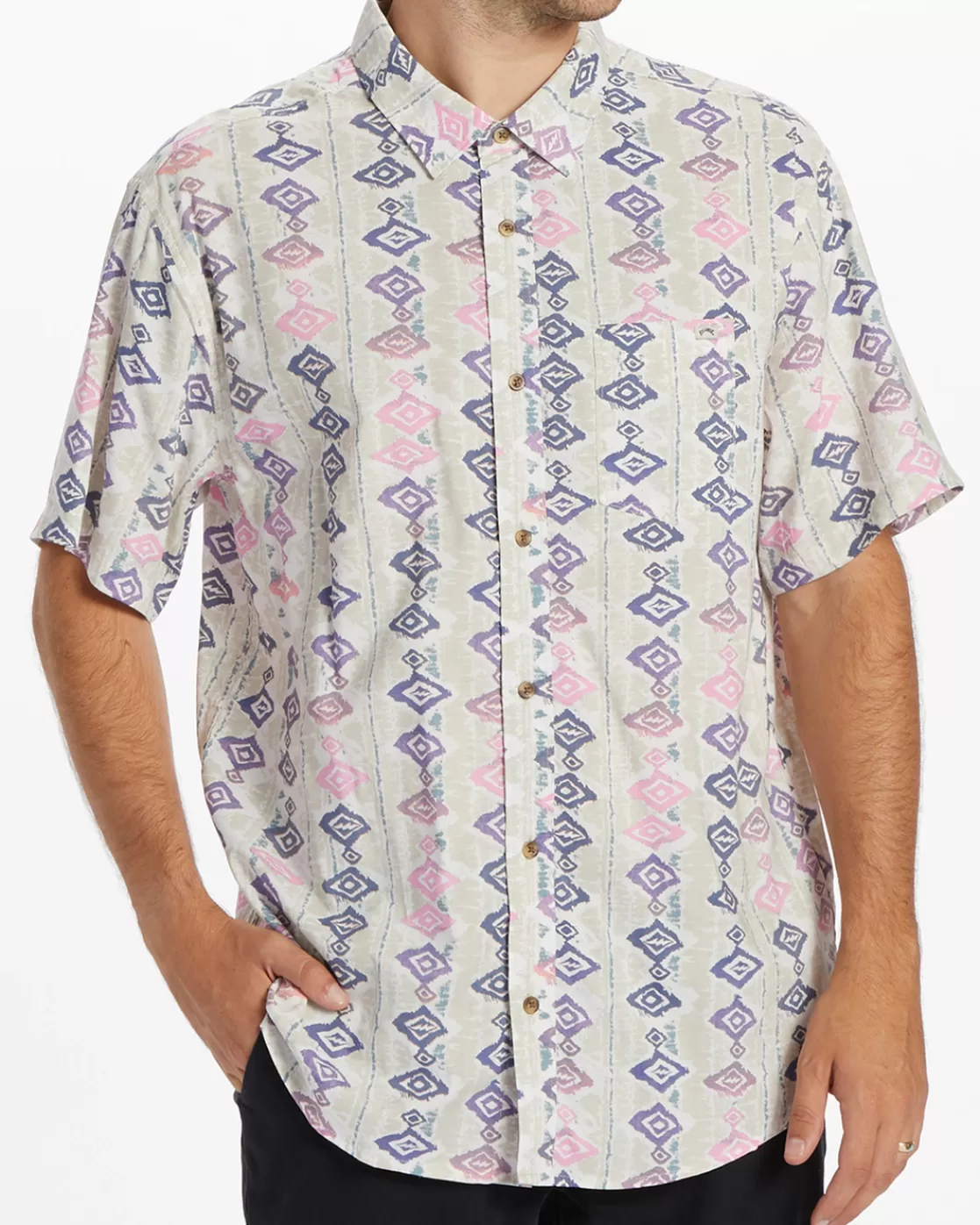 Outlet Billabong Sundays Short Sleeve Shirt CHINO